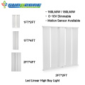 High Lumen High Bay Linear Light 100W 130W 165W 200W Linear High Bay Light 0-10V Dimmable Led High Bay Light